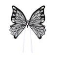 thumbnail image 3 of Abbraccia Embroidery Butterfly Flower Packaging Valentines Day Decor Floral Packaging Material for Anniversary Thanksgiving Black, 3 of 10