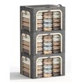 thumbnail image 1 of Cubos de almacenamiento de ropa Furnhome con 3 aberturas y marco de metal, 66 L, 1 of 6