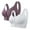 Grey, variant on Moona Bra for Senior Front Closure Breathable Bra for Seniors Wirefree Bras for Older Women