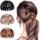 thumbnail image 1 of 3 uds naranja amarillo claro Curry verde Curry automático diadema nido de pájaro pinza para el pelo soporte para cola de caballo palo retráctil para mujeres y niñas, 1 of 5