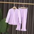 thumbnail image 2 of Elsa Princess Frozen Girls Pajama Set Cotton Top & Leggings 2-Set, 2 of 6