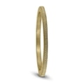 thumbnail image 2 of SZUL Women's 1MM Thin Wedding Band with Cross Hatch Center in 14K Yellow Gold, 2 of 4