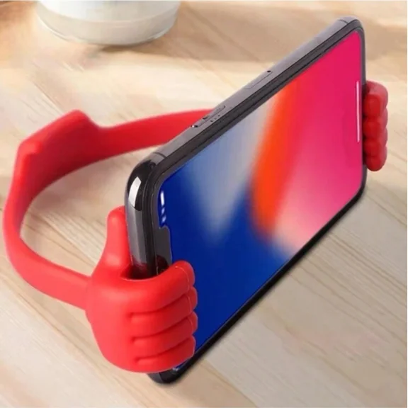 1Pc Thumb Shaped Flexible Phone & Tablet Stand
