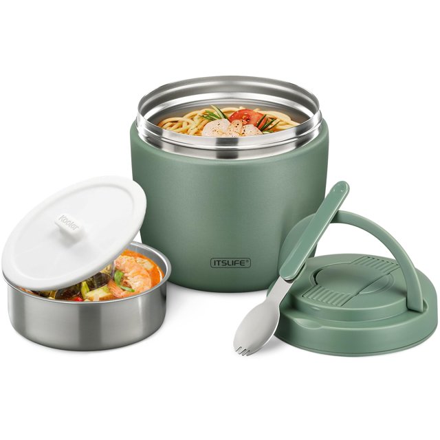Recipiente térmico para almuerzo Itslife, 950 ml, con aislamiento al vacío