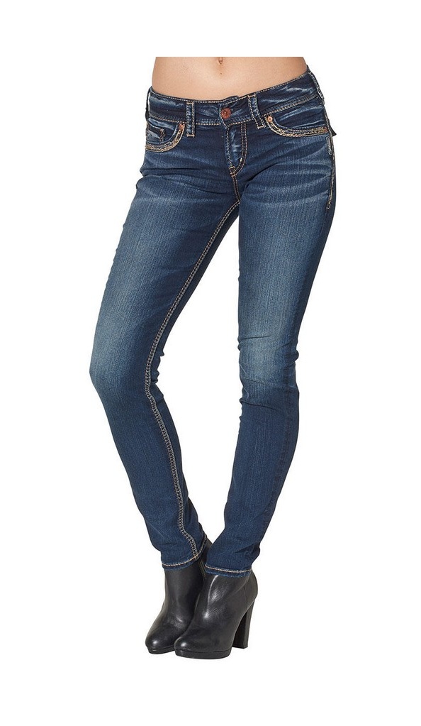 Silver Jeans Denim Womens Suki Skinny 