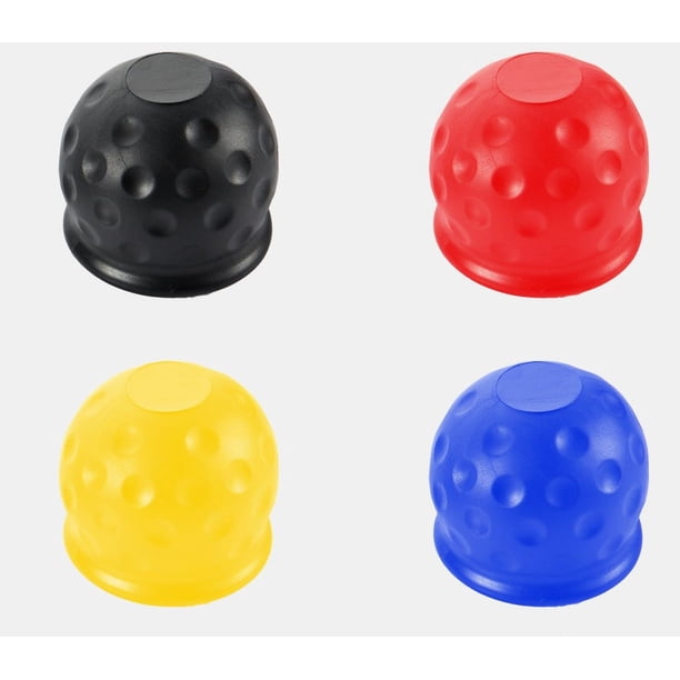 Cubierta de bola de remolque de 4 piezas, protector de bola de enganche de remolque para tienda de uso diario, reemplazo de tapa de manga de bola de remolque impermeable a prueba de polvo