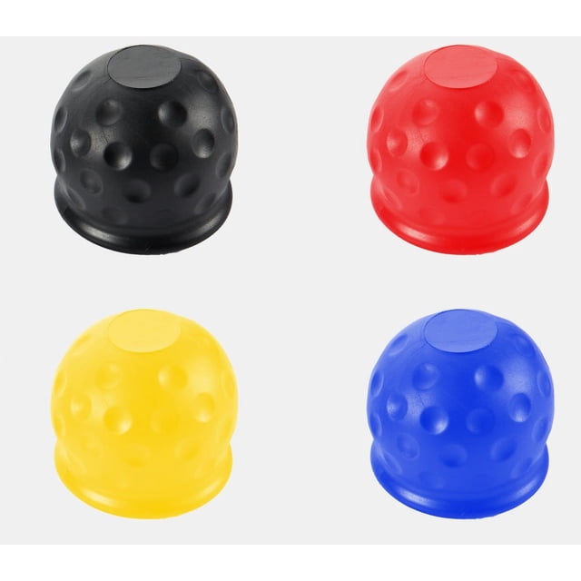 Cubierta de bola de remolque de 4 piezas, protector de bola de enganche de remolque para tienda de uso diario, reemplazo de tapa de manga de bola de remolque impermeable a prueba de polvo
