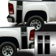 thumbnail image 2 of American USA Flag Racing Stripes Rear Truck Bed Vinyl Decal Sticker Styling Straight Lines Sport Lines Compatible with Most Pickup Trucks Back Graphic Sporting (11" x 35", Black), 2 of 8