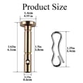 thumbnail image 4 of Aetherz 6Pcs Snowblower Shear Pins and Cotter Pins, 73804124A and 71404040 Replacement Shear Pin Kits Compatible with Mtd Craftsman Cub Cad Troy Bilt Snowblowers, 4 of 8