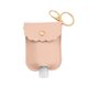 thumbnail image 1 of Sonducket Botella de viaje de cuero PU portátil Color sólido reemplazo elegante recargable llavero de viaje de moda con llavero Carteras Rosado, 1 of 6