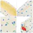 thumbnail image 3 of Unique Bargains 1 Pc Simple Floral Style Drawstring Makeup Bag for Vacation Blue Polyester, 3 of 6
