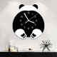 thumbnail image 5 of Cartoon Panda Wall Clock Silent Funny Animal Hanging Art For Time Clocks For Children Bedroom Nursery Room Decoration, 5 of 5
