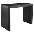 thumbnail image 1 of Sunpan Faro 57" Rectangulaire Moderne Table de Bar en Bois en Noir Mat, 1 of 2