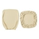 thumbnail image 4 of Funda para sillas de oficina Macarena 2 piezas divididas elásticas para sillas de ordenador giratorias Beige, 4 of 8