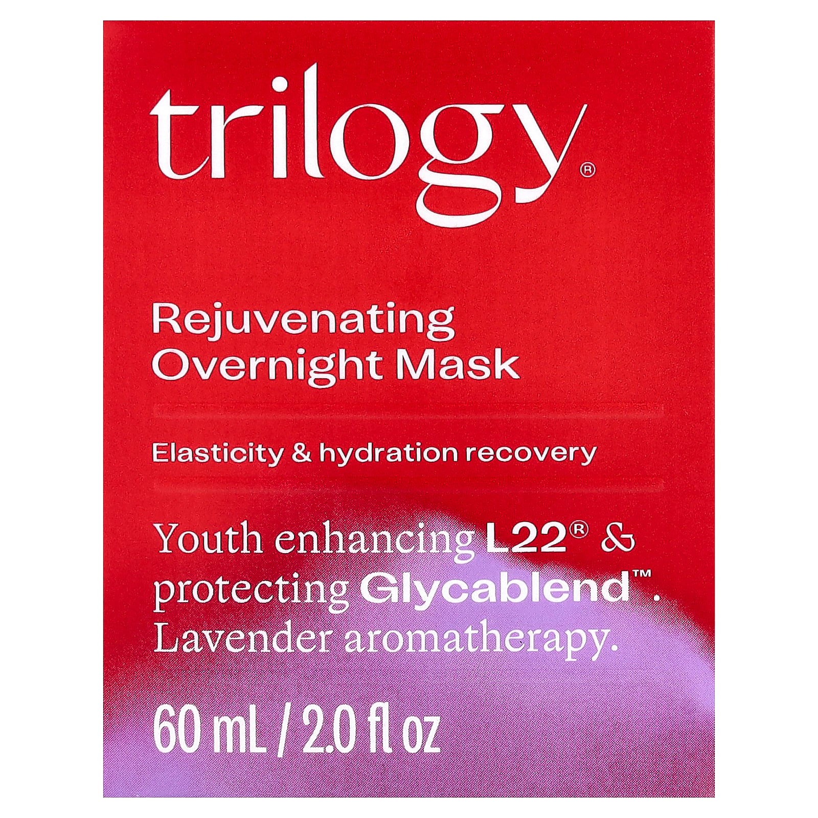 Trilogy Rejuvenating Overnight Beauty Mask, 2 fl oz (60 ml)