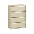 thumbnail image 4 of Lorell Lateral File 4-Drawer 36"x18-5/8"x52-1/2" Putty 60444, 4 of 10