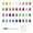 C, variant on ZNNT 24/36/48/60Pcs/Set Shifting Watercolor Paint Kit Metallic Forestry Painting Palette Portable Glitter Solid Paint Box Kids Adults Beginners Artists DIY Art Supplies_Clearance_Watercolor Paint