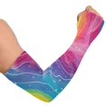 thumbnail image 2 of ALAZA Rainbow Illustration UV Sun Protection Arm Sleeves UPF 50+ Compression Cooling Sleeve 1 Pair, 2 of 7
