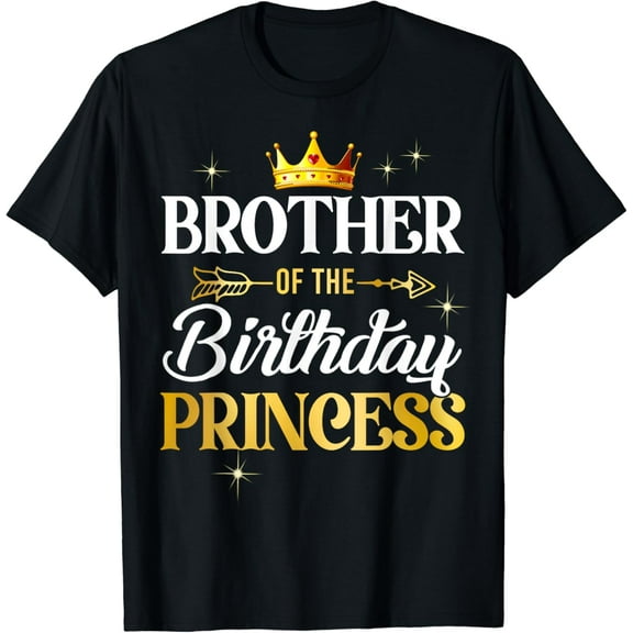 Brother Of The Birthday Princess Girl Party Matching Family T-Shirt
