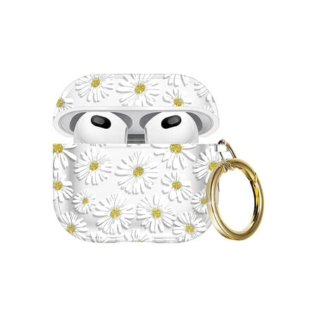 SaharaCase - Hybrid Flex Case for Apple AirPods 3 (3rd Generation) - Clear/Yellow