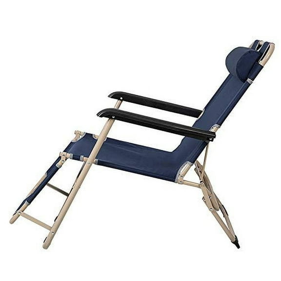 2 Pack Portable Chaise Lounge Chair Flat Folding Outdoor Recliner Chair for Camping Beach Pool, 60"(L) x19(W) …