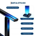 thumbnail image 4 of Kojooin Outdoor Handrails, Iron Stair Railing Kit with Adjustable Angle for Concrete, Wood, Cement or Marble Steps, 4 of 7
