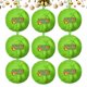 thumbnail image 1 of Herunwer Lime Green Furry Elf Christmas Tree Ornaments - Hanging Ball Ornaments for Christmas Party & Home Decorations, 1 of 8