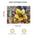 thumbnail image 3 of PRATYUS  Floral Wall Art for Bathroom Blue Yellow Wildflower and Butterfly Inspirational Quotes Abstract Canvas Wall Art Brown Wall Pictures for Living Room Bedroom Office Ready To Hang, 3 of 6