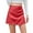 RD2, variant on Womens Shorts Stretchy Leather Skorts High Waisted Pu Leather Elastic Waist Ruched Wrap Skorts Skirts Casual Summer Jean Shorts S-2XL
