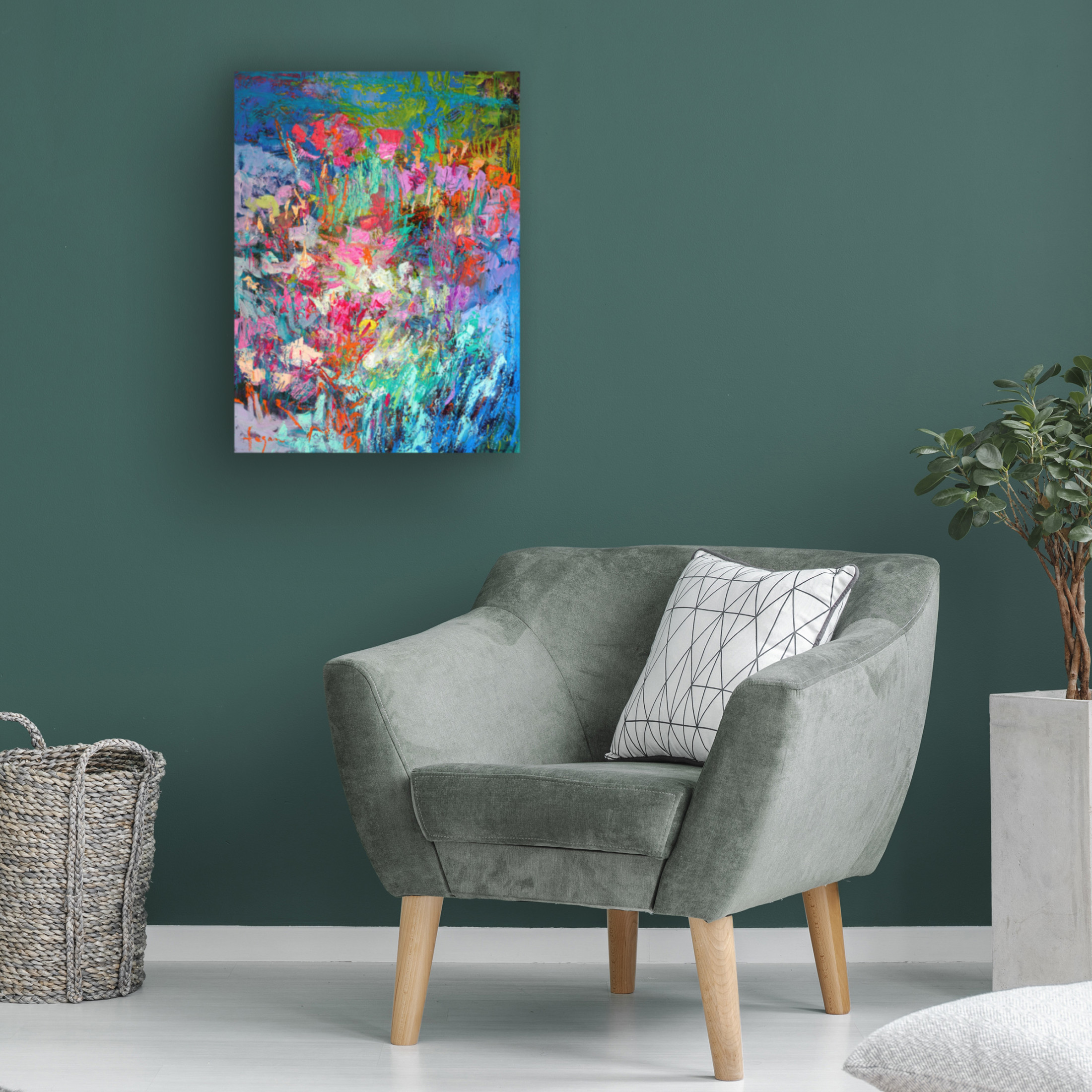 Canvas Wall Art - Dorothy Fagan 'Forevermore Ii' Wall Art for Living Room, Bedroom, or Office D?cor by Trademark Fine Art - 18 x 24 Inches