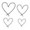 thumbnail image 1 of Decoración Arte Manualidades Versátil Decoración de Dormitorio Signo de Amor para Cocina Interior negro, 1 of 9