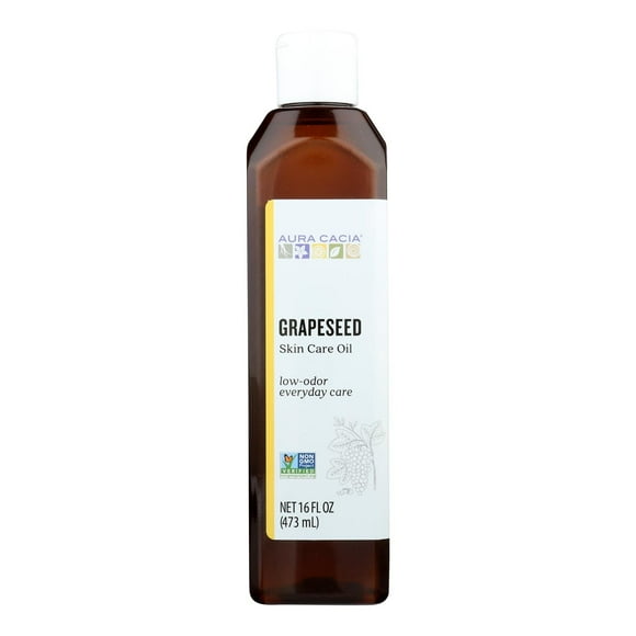 Aceite para el cuidado de la piel Aura Cacia Grapeseed 473ml