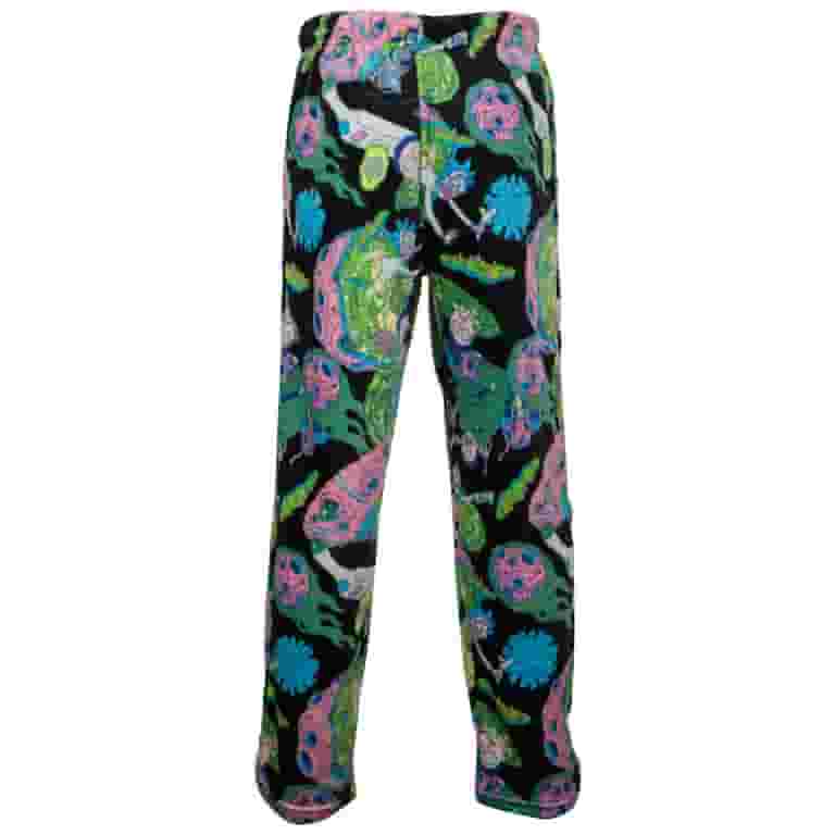 【SCENERITY】Morty Semi Slacks Rick And Morty Pop Art Space Sleep Pants-XXLarge (44-46