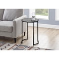 thumbnail image 5 of Accent Table Side Round End Nightstand Lamp Bedroom Metal Grey, 5 of 11