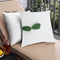 thumbnail image 1 of Ahgly Company Color Focus White Outdoor Throw Pillow, 18 inch by 18 inch, 1 of 6