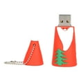 thumbnail image 3 of Unidad flash USB 2.0 Bling Bling de Papá Noel color rojo 32 GB, 3 of 12