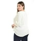 thumbnail image 3 of Blusa con detalle de moño Roman Fashion /Tallas Extras, 2657 (Hueso) blanco 42, 3 of 6