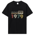 thumbnail image 3 of Made In Vintage 1979 Limited Edition Tape T Shirts Gifts Cotton Summer Tees Tops Women Graphic T-shirt Clothing, 3 of 6
