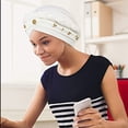 thumbnail image 3 of Qarigey 4 piezas Head Wrap Cómodo Sombrero de pirata Estilo musulmán Abalorios atractivos Suministros Accesorios para el cabello Mujeres Diademas Type3 NO3 Qarigey AP008789-02B, 3 of 5