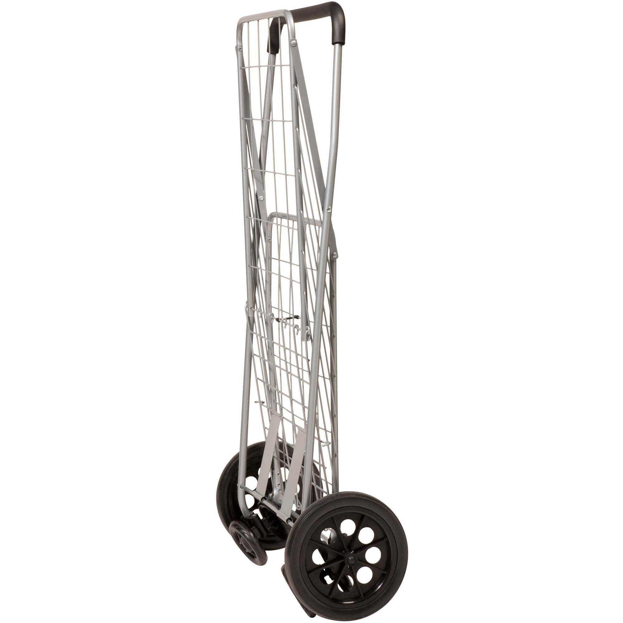 Honey-Can-Do 4 Wheel Folding Utility Cart, Silver - image 4 of 6