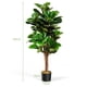 thumbnail image 3 of Árbol Ficus Lyrata Artificial Costway 1,2 m Con Macetero de Flores PP Suave Verde, 3 of 10