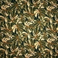 thumbnail image 3 of All-over Multicolor Monstera Leaves Fabric  | Light Barkcloth, 3 of 3