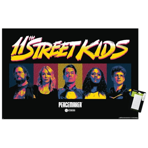 DC Studios Peacemaker: Season 2 (2025) - 11th Street Kids Wall Poster, 22.375" x 34"
