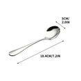 thumbnail image 3 of 100Fens Soup Spoons,Stainless Steel Round Spoons,Dinner Spoon Table Spoon, Spoons Dishwasher Safe for Coffee Soup, 3 of 3