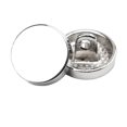 thumbnail image 1 of 30PCS Metal Flat Mirror Buttons - Alloy Hand-stitched Fasteners for Suits, Shirts, Overcoats, 1 of 5