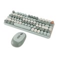thumbnail image 1 of Wireless Keyboard Mouse Combo, 2.4G Bluetooth Dual Mode 82 Keys Low Noise with 3 Adjustable DPI Mouse, for PC Laptop Office Gaming Broadcasting, 1 of 7