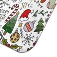 thumbnail image 3 of Multicolor Christmas Pattern Dish Drying Mat for Kitchen 1 Pack, Ultra Absorbent Microfiber Dishes Drainer Mats,18x24in(46x61cm), 3 of 4