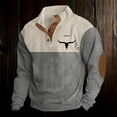 thumbnail image 1 of Chandail Sans Capuche pour Hommes pour un Confort Quotidien et Style Mode Urbaine, Manches Longues, Col Rond, pour Printemps Automne Hiver, 1 of 3
