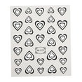 thumbnail image 2 of Pegatinas para decoración de uñas con forma de corazón jinwen accesorios para uñas negro, 2 of 8