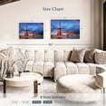 thumbnail image 4 of Elephant Stock Windmills Milky Way Wall Art - Horizontal Canvas Wall Art - Living Room Wall Decor - Nature Canvas - Brown And Blue Decor - 30" x 20", 4 of 8